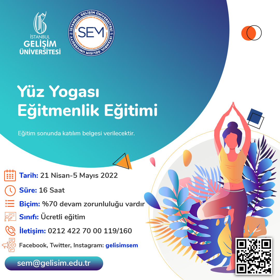 Yüz Yogası Eğitmenlik Eğitimi